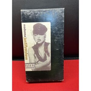 Madonna: Justifymylove VHS‎ Video Tape 1990 Warner Reprise Video 5 Min Long